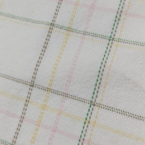 🔹️Tommy Jeans White & Pastel Plaid Cuffed Capri Pants Size 5/28 - Picture 10 of 10